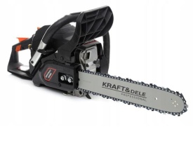 Drujbă pe benzină KraftDele KD5000, 5,3 CP, lamă 30 cm, ferăstrău cu lanț pentru grădină, gospodărie și lucrări în lemn - Img 4