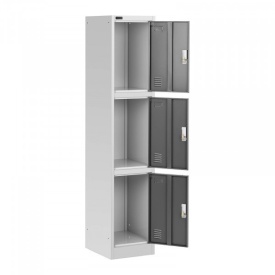 Dulap depozitare metalic 3 comp. modular 38x45x185 cm STAR_MCAB_05 FrommStarck 10260016 – Kraft&Dele