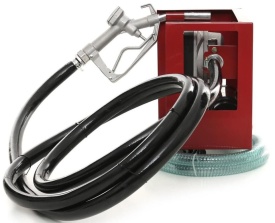 Dystrybutor combustibil KraftDele KD1164 375W 230V, pompă transfer motorină și petrol lampant 40 L/min cu contor - Img 3