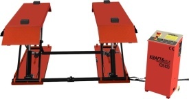 Elevator foarfecă mobil automat KraftDele KD5820 – 3500 kg, 230V, Înălțime 1.2m, Profesional, Vulcanizare și Service