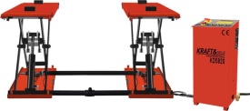 Elevator foarfecă mobil automat KraftDele KD5820 – 3500 kg, 230V, Înălțime 1.2m, Profesional, Vulcanizare și Service - Img 3