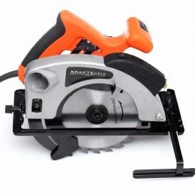 Fierăstrău circular de mână KraftDele KD1719, 2850W, disc 185 mm, laser de ghidaj, tăiere până la 65 mm