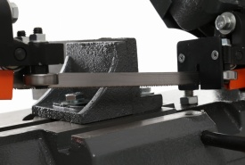 Fierăstrău cu bandă pentru metal KraftDele KD1733, 700W, tăiere la 0°-45°, pentru profile, țevi și materiale pline - Img 12