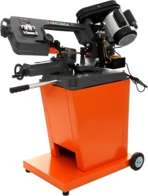 Fierăstrău cu bandă pentru metal KraftDele KD1734, 700W, tăiere în unghi -45° până la +60°, pentru atelier și lucrări precise