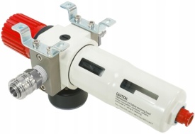 Filtru regulator de presiune pneumatic 1/2 inch MaxRom V81234, cu manometru 0-16 bar și separator de condens - Img 11