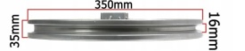 Fulie pentru pompa compresor aer 350 mm 29.7mm curea H17 Z2090 MXM806887 – Kraft&Dele