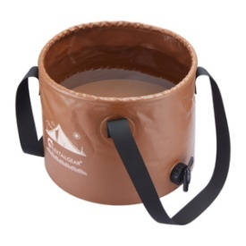 Găleată pliabilă Flextail Flex Bucket de 20 l (maro) - Img 4