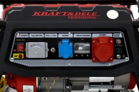 Generator Benzină Profesional Trifazic KraftDele KD139 – 3000W, 230V/380V/12V – Generator Benzină 7CP pentru Șantier și Backup Energie - Img 11
