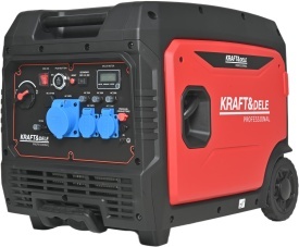 Generator de curent invertor KraftDele KD3164, 6,7 kW, 230V/12V, cu USB, pornire electrică și roți pentru transport - Img 5