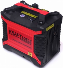 Generator electric invertor KraftDele KD193, 2500W, 230V, sinus pur, 2 prize Schuko, pentru casă, camping și echipamente sensibile - Img 6