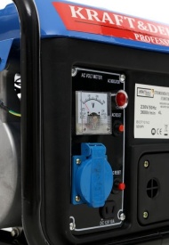 Generator electric monofazat KraftDele KD109N 1200W, 230V și 12V, portabil, cu pornire manuală - Img 11