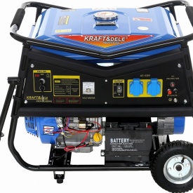 Generator electric monofazat KraftDele KD145, 5000W, 230V/12V, pornire manuală și electrică, motor 4 timpi 7 CP - Img 4
