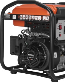 Generator inverter cu aparat de sudură KraftDele KD3234, 5,8 kW / 6,2 kW, 230 V, 250 A, sursă de curent pentru șantier și atelier - Img 11