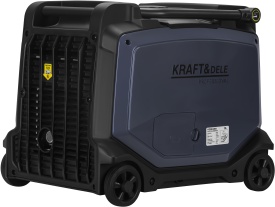 Generator inverter KraftDele KD3435 4 kW, 230V, benzină, pornire electrică și manuală, carcasă insonorizată - Img 10