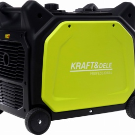 Generator inverter monofazat pe benzină KraftDele KD682, 7,0 kW nominal / 7,6 kW maxim, 230 V, cu stabilizare tensiune - Img 3