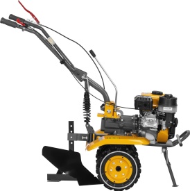 Glebogrigă pe benzină KraftDele KD5186, 10 CP, 600 mm, cu plug și rariță pentru pregătirea rapidă a solului - Img 5