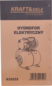 Hidrofor 1300W 6000L/h cu rezervor 50L KraftDele KD5233 – pompă hidrofor pentru casă și grădină - Img 12