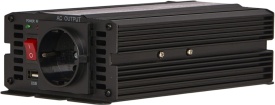 Invertor auto 12V la 230V cu sinus pur KraftDele KD1257, 300W putere continuă, 600W vârf, USB și protecții multiple - Img 5