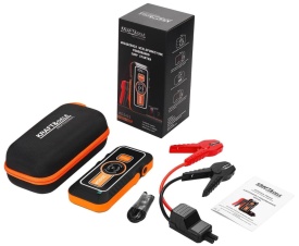 Jump Starter Profesional KraftDele KD5493 – 16.000mAh, 3000A Peak, Încărcare Wireless 15W, Cabluri Inteligente cu LCD, Lanternă SOS