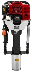 Kafar spalină KraftDele KD11923, 50J, 1,9 kW, pentru bătut stâlpi și piloți de până la 100 mm, cu inele reductoare - Img 4