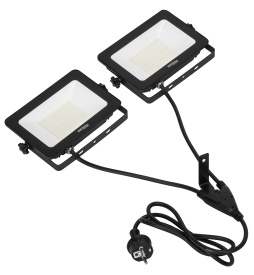 Lampă de lucru LED dublă pe stativ telescopic KraftDele KD3692, 16000 lm, 2x100W, IP65, lumină rece pentru atelier și șantier - Img 8