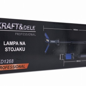 Lampă LED profesională pe stativ KraftDele KD1268, 4500 lm, acumulator 4000 mAh, 3 trepte de iluminare - Img 10