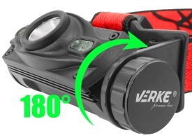 Lanternă frontală LED din aluminiu 1000 lm, acumulator 2000 mAh, MaxRom Premium, pentru lucru, service și intervenții - Img 9