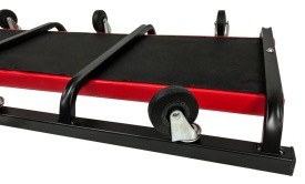 Leagăn auto tip cărucior de atelier cu tetieră și 6 roți pivotante MaxRom, 92 x 43 x 10 cm, pentru service și lucrări sub mașină - Img 8