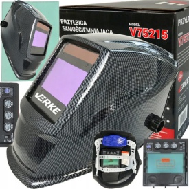 Mască de sudură automată cu filtru LY800A MaxRom V75215, 4 senzori, mod șlefuire și protecție UV/IR pentru MMA MIG MAG TIG - Img 2