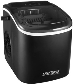Mașină de făcut gheață KraftDele KD4124, 12 kg/24h, rezervor 1,2 L, 120W, compactă pentru casă, birou și petreceri - Img 5