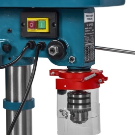 Mașină de găurit cu coloană de banc KraftDele KD513, 1450W, 12 trepte, 200-2700 rpm, mandrină 16 mm - Img 7