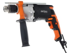 Mașină de găurit cu percuție electrică KraftDele KD1687, 1700W, mandrină metalică, 2800 rpm, pentru beton, metal și lemn