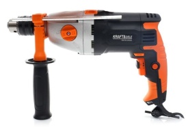 Mașină de găurit cu percuție electrică KraftDele KD1688, 1700W, mandrină metalică, revers și mâner auxiliar - Img 2