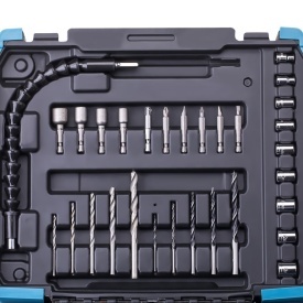 Mașină de găurit și înșurubat cu acumulator KraftDele KD3355, 21V, 2 baterii 2Ah, cu accesorii și valiză - Img 12