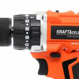 Mașină de găurit și înșurubat cu percuție fără perii 20V KraftDele KD1728, 60 Nm, 2 acumulatori și valiză - Img 10