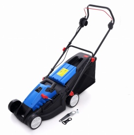 Mașină de tuns iarba electrică KraftDele KD5403, 2600W, coș colector 50L, lățime de tăiere 380 mm - Img 8
