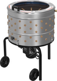 Mașină electrică de jumulit păsări KraftDele KD4351, 1300W, cuvă 650 mm, 158 degete din cauciuc - Img 4