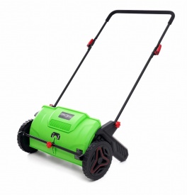 Măturătoare manuală pentru alei, curte și patio 53 cm cu colector 100 L KraftDele KD5424 - Img 9