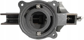 Menghină de banc rotativă cu nicovală 200 mm, corp din fontă, pentru atelier mecanic și lucrări de fixare precise, MaxRom - Img 9