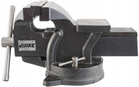 Menghină rotativă de banc 150 mm cu nicovală, corp din fontă, pentru atelier mecanic și lucrări de fixare precise MaxRom V88002 - Img 9