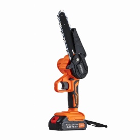 Mini fierăstrău cu lanț cu acumulator KraftDele KD10626, 6 inch, 21V, 2 baterii, valiză transport - Img 4