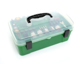 Mini polizor multifuncțional KraftDele 170W KD10281 cu 218 accesorii pentru șlefuire, gravare, găurire și lustruire - Img 10