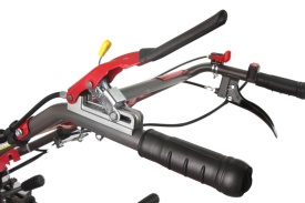 Motocultor 62 cm 7 HP DEMON M83251 – cu tracțiune, 2 viteze înainte + marșarier, adâncime 29 cm, set roți - Img 11