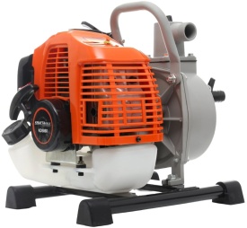 Motopompă de apă pe benzină KraftDele KD5060 Debit 300 L/min Conexiune 1 inch, Motor 2 timpi, Autoamorsantă, Cadru protecție oțel - Img 5