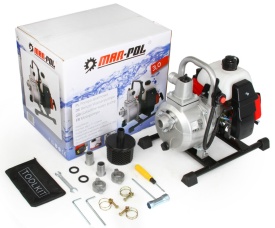 Motopompă pe benzină Mar-Pol 1 inch, 25 mm, pentru apă, debit 8000 l/h, aspirație 8 m, refulare 25 m - Img 9