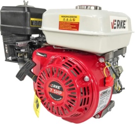Motor termic pe benzină VERKE 7,5 CP, 4 timpi, ax 20 mm, 207 cmc, pentru compactoare, motoutilaje și echipamente de lucru - Img 10