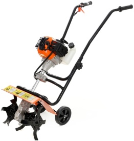Motosapă pe benzină KraftDele KD176, 7 KM, 52 cm³, lățime de lucru 340 mm, pentru afânarea și pregătirea solului