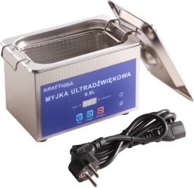 Myjka cu ultrasunete KraftDele KD504, 0,8L, cu afișaj LCD, pentru bijuterii, ochelari, ceasuri și obiecte delicate - Img 9