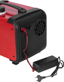 Nagrzewnică olei staționară KraftDele 9 kW KD5965 cu panou LCD, telecomandă și evacuare dirijată a aerului cald - Img 7