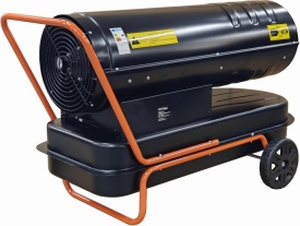 Nagrzewnică olej pe motorină 60 kW KraftDele KD11712 cu termostat și afișaj digital, pentru hale și spații mari - Img 3
